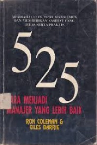 Image of 525 CARA MENJADI MANAJER YANG LEBIH BAIK
