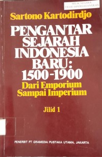 Image of Pengantar Sejarah Indonesia Baru:1500-1900