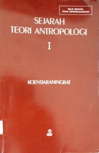 Image of Sejarah Teori Antropologi