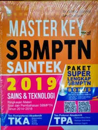 Image of The Master Key Of SBMPTN Saintek 2019